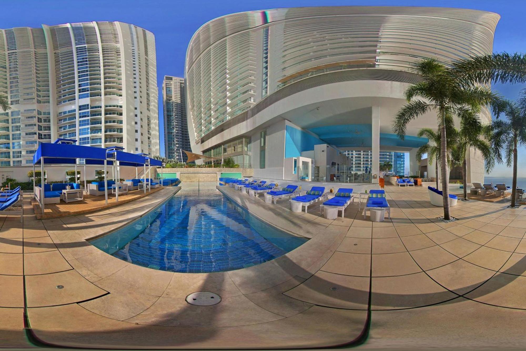 Jw Marriott Panama Ξενοδοχείο Εξωτερικό φωτογραφία Panorama of the pool area