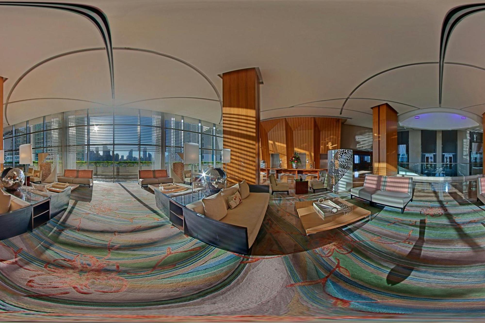 Jw Marriott Panama Ξενοδοχείο Εξωτερικό φωτογραφία 360° panorama of the lobby of the hotel