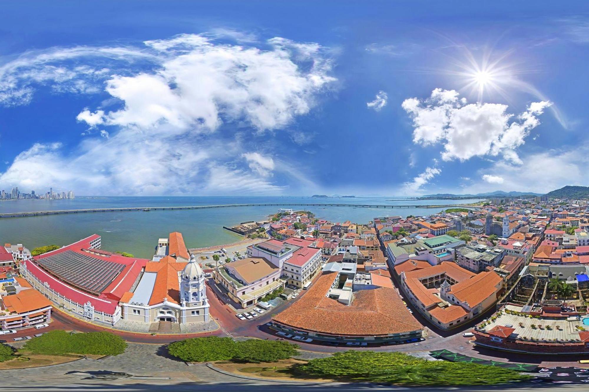 Jw Marriott Panama Ξενοδοχείο Εξωτερικό φωτογραφία Aerial view of the town